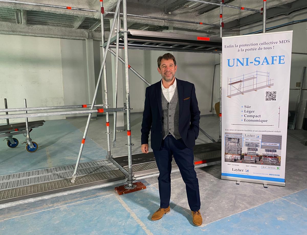 Echafaudage : Layher veut révolutionner la protection collective